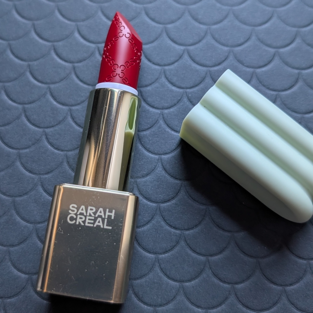 Sarah Creal Speak For Yourself lipstick Red V. Wade.